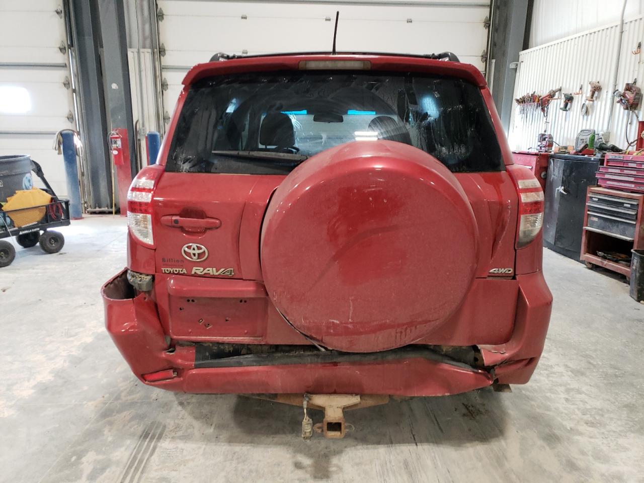 2010 Toyota RAV 4 VIN 2T3DK4DV2AW036536 Copart auction photo, rear end / hail damage thumbnail 6