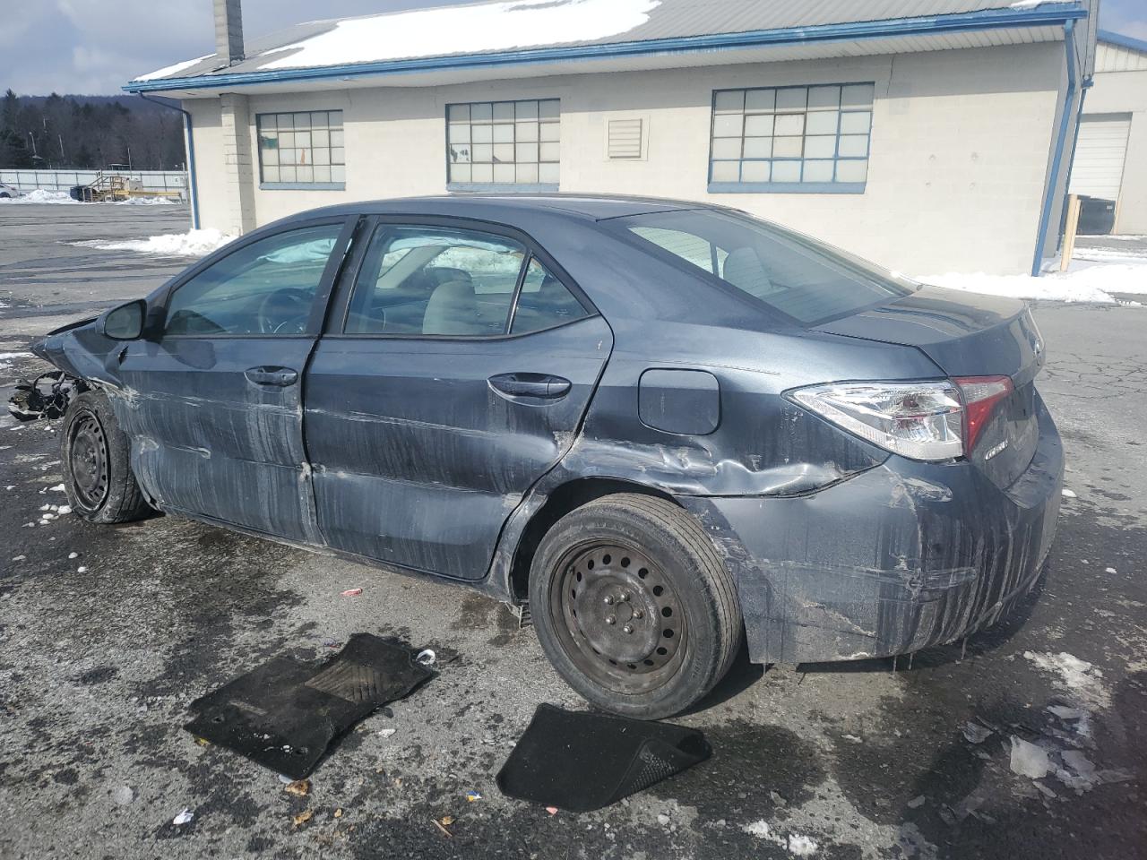 2015 Toyota Corolla VIN 2T1BURHE5FC250785 Copart auction photo, all over damage thumbnail 2
