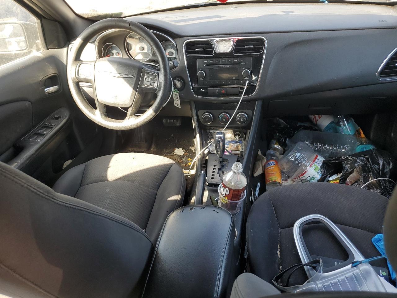 2014 Chrysler 200 VIN 1C3CCBABXEN123156 Copart auction photo, front end damage thumbnail 8