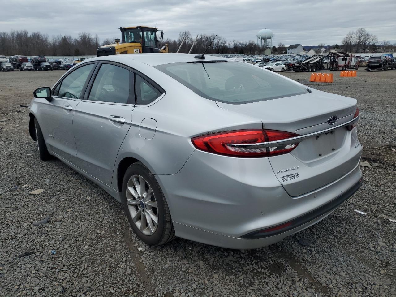2017 Ford Fusion VIN 3FA6P0LU0HR243300 Copart auction photo, rear end damage thumbnail 2
