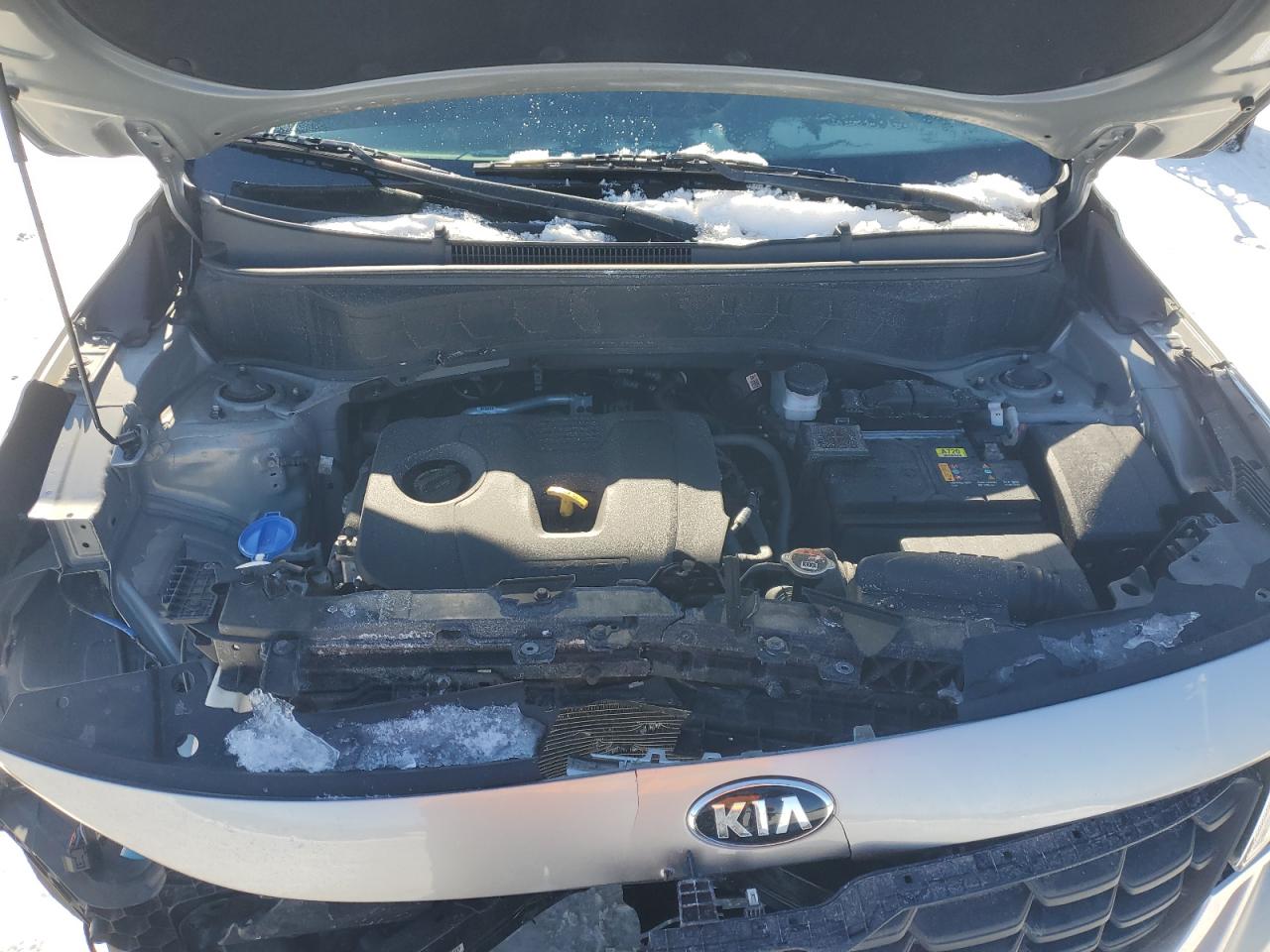 2021 KIA Seltos VIN KNDEPCAA3M7153043 Copart auction photo, front end damage thumbnail 14