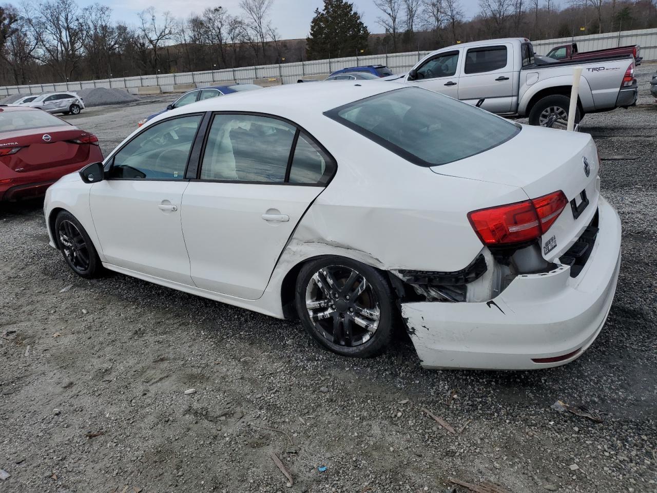 2015 Volkswagen Jetta VIN 3VW2K7AJ3FM217628 Copart auction photo, rear end damage thumbnail 2