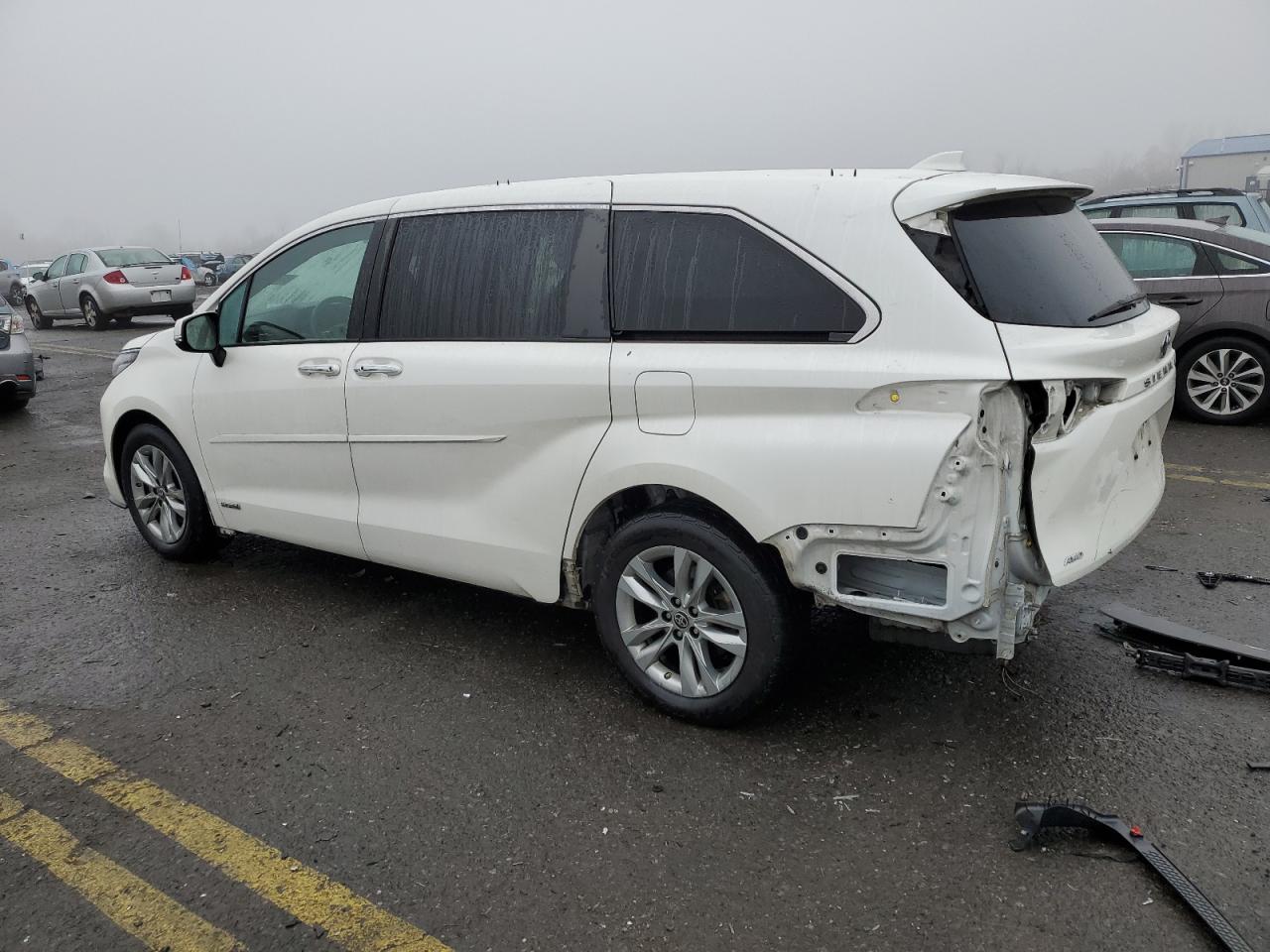 2021 Toyota Sienna VIN 5TDZSKFC2MS013060 Copart auction photo, rear end / undercarriage damage thumbnail 2