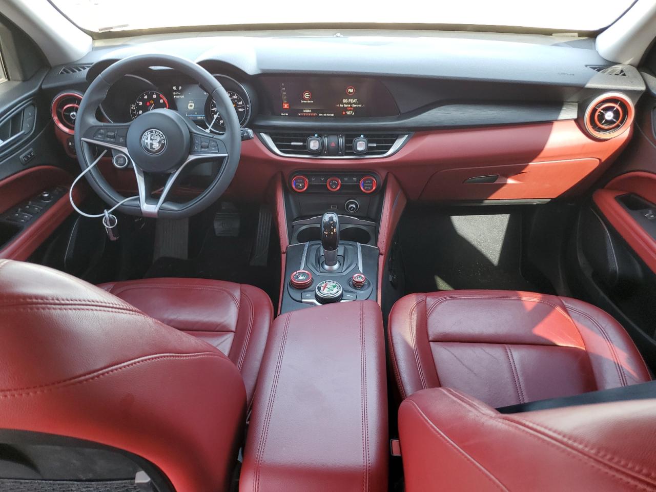 2018 Alfa Romeo Stelvio VIN ZASFAKANXJ7B73408 Copart auction photo, rear end damage thumbnail 8
