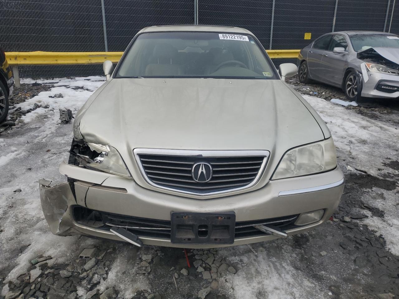 2004 Acura RL VIN JH4KA96644C000656 Copart auction photo, front end / side damage thumbnail 5