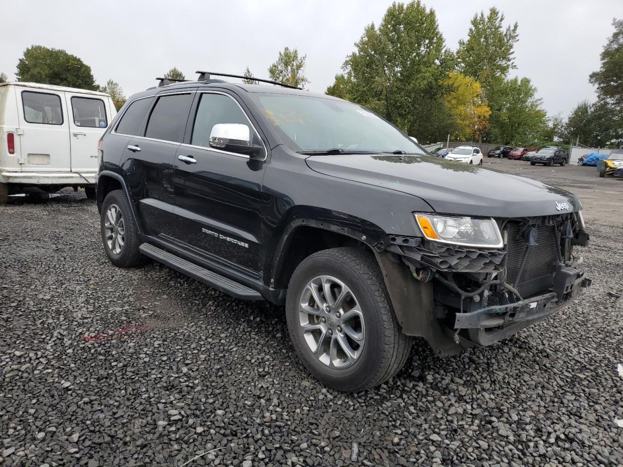 2015 Jeep Grand Cherokee VIN 1C4RJFBG7FC797713 Copart auction photo, front end damage thumbnail 4