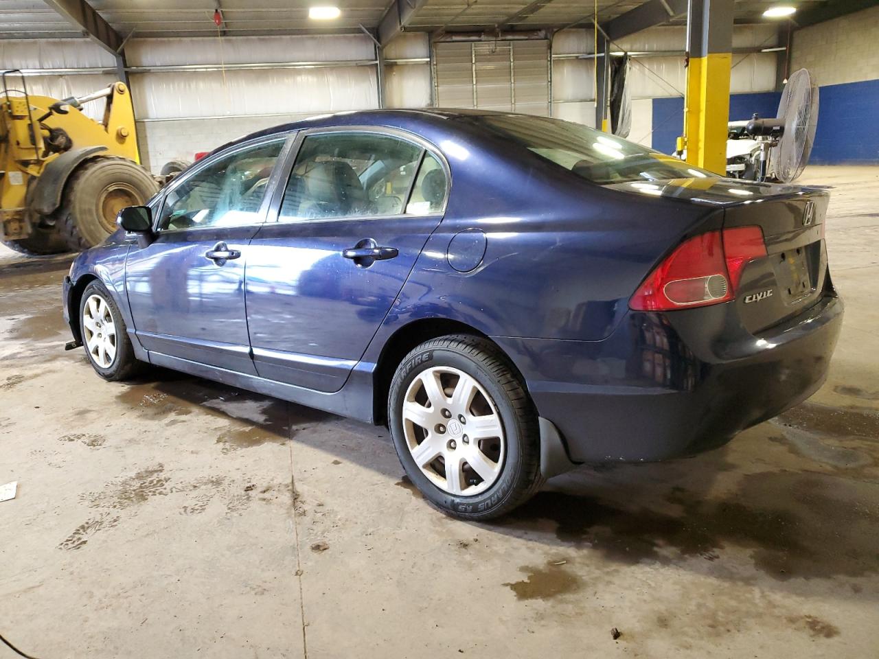 2007 Honda Civic VIN 2HGFA16547H510021 Copart auction photo, front end / side damage thumbnail 2