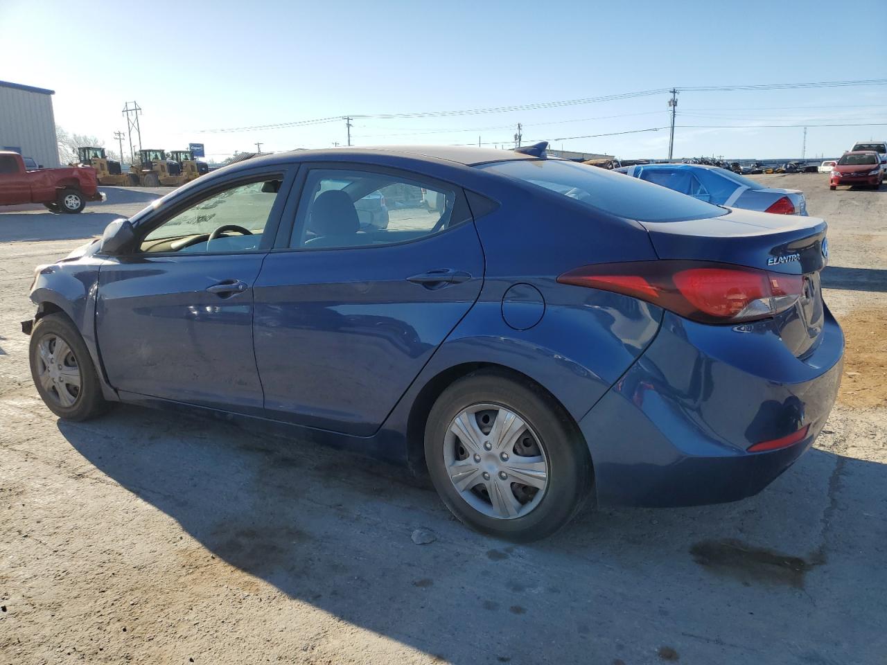 2016 Hyundai Elantra VIN 5NPDH4AE1GH787582 Copart auction photo, front end / minor dent/scratches damage thumbnail 2
