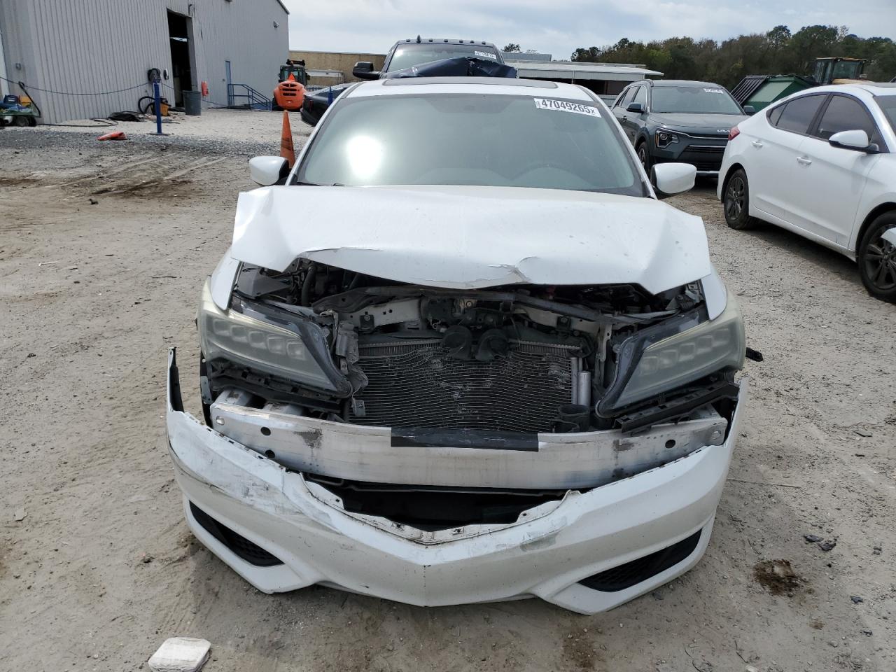 2017 Acura ILX VIN 19UDE2F31HA008874 Copart auction photo, front end damage thumbnail 5