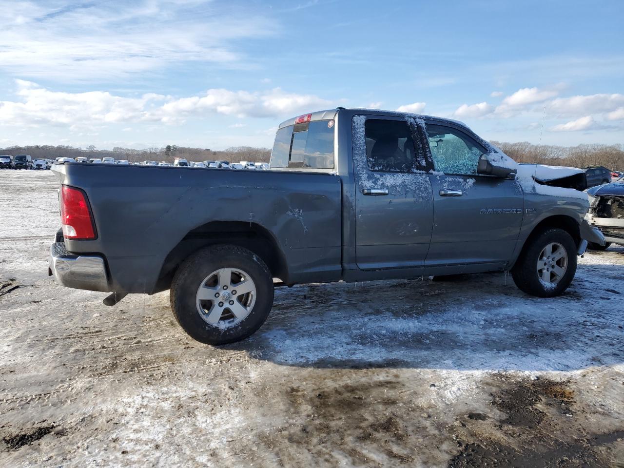 2011 Dodge RAM VIN 1D7RV1GT3BS616187 Copart auction photo, front end / rear end damage thumbnail 3
