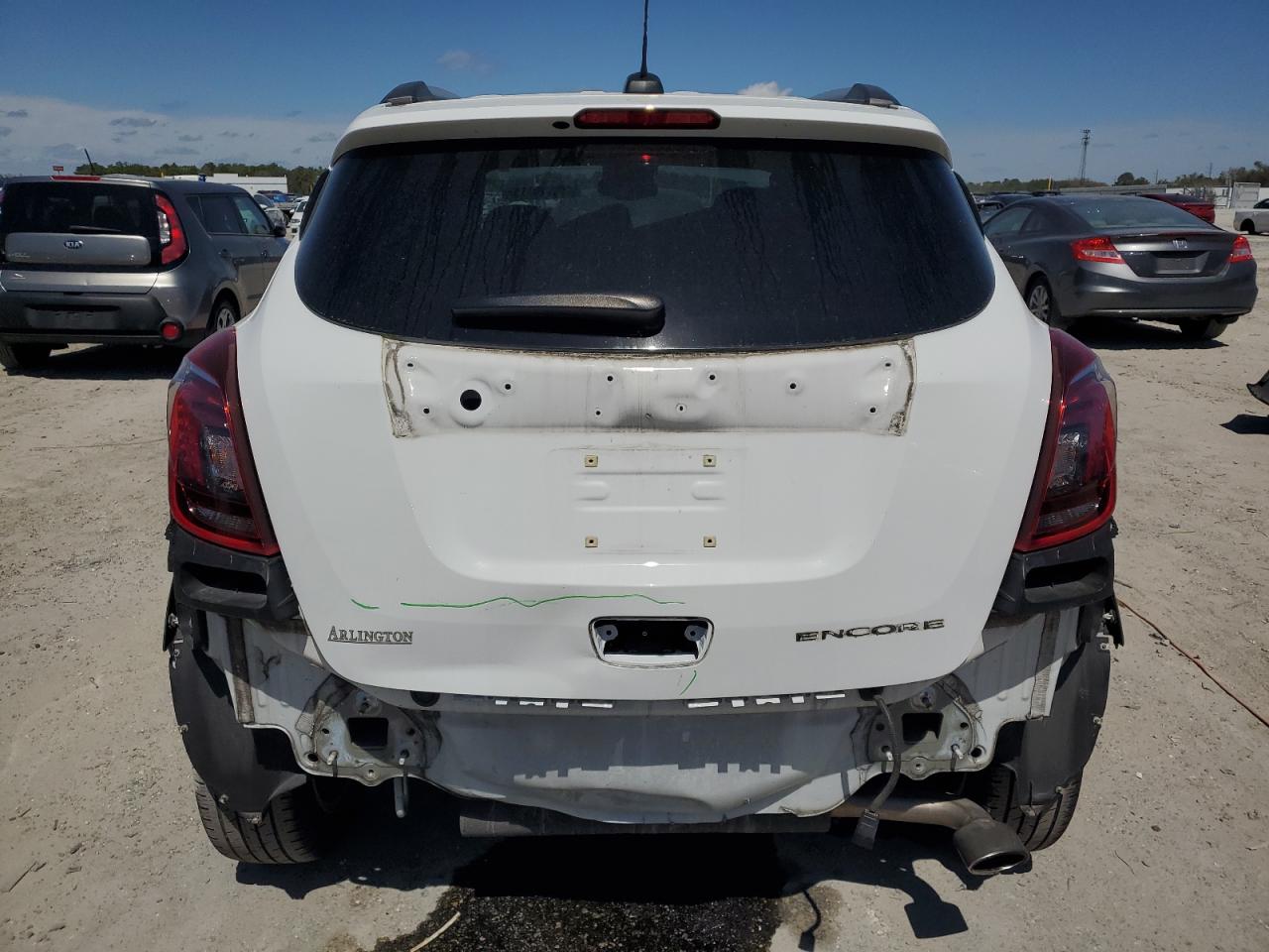 2019 Buick Encore VIN KL4CJASB0KB711696 Copart auction photo, rear end damage thumbnail 6