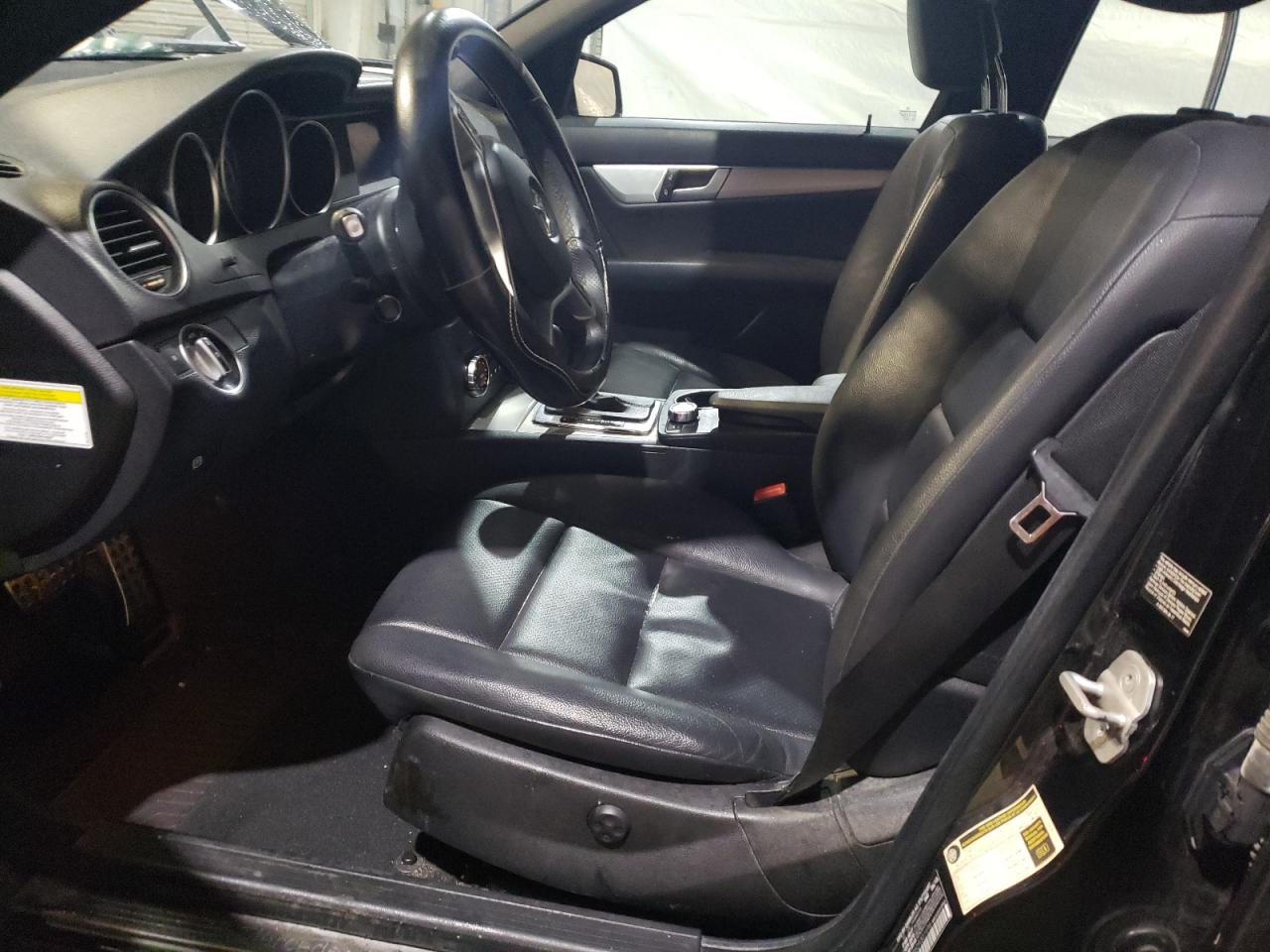 2013 Mercedes-Benz C-klasse VIN WDDGF8AB6DR301696 Copart auction photo, rear end / front end damage thumbnail 7