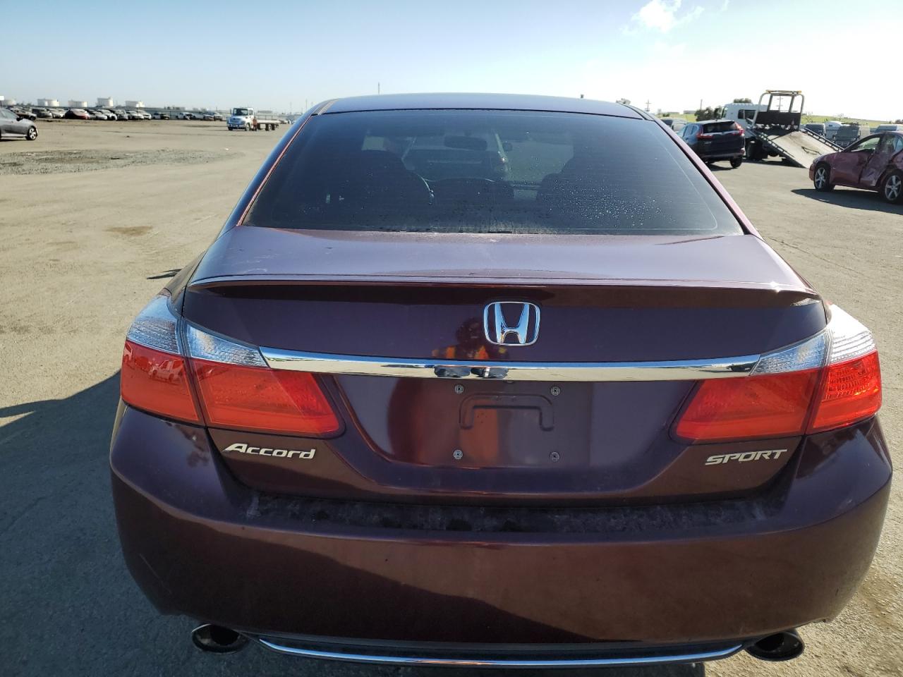 2014 Honda Accord VIN 1HGCR2F58EA014605 Copart auction photo, front end damage thumbnail 6