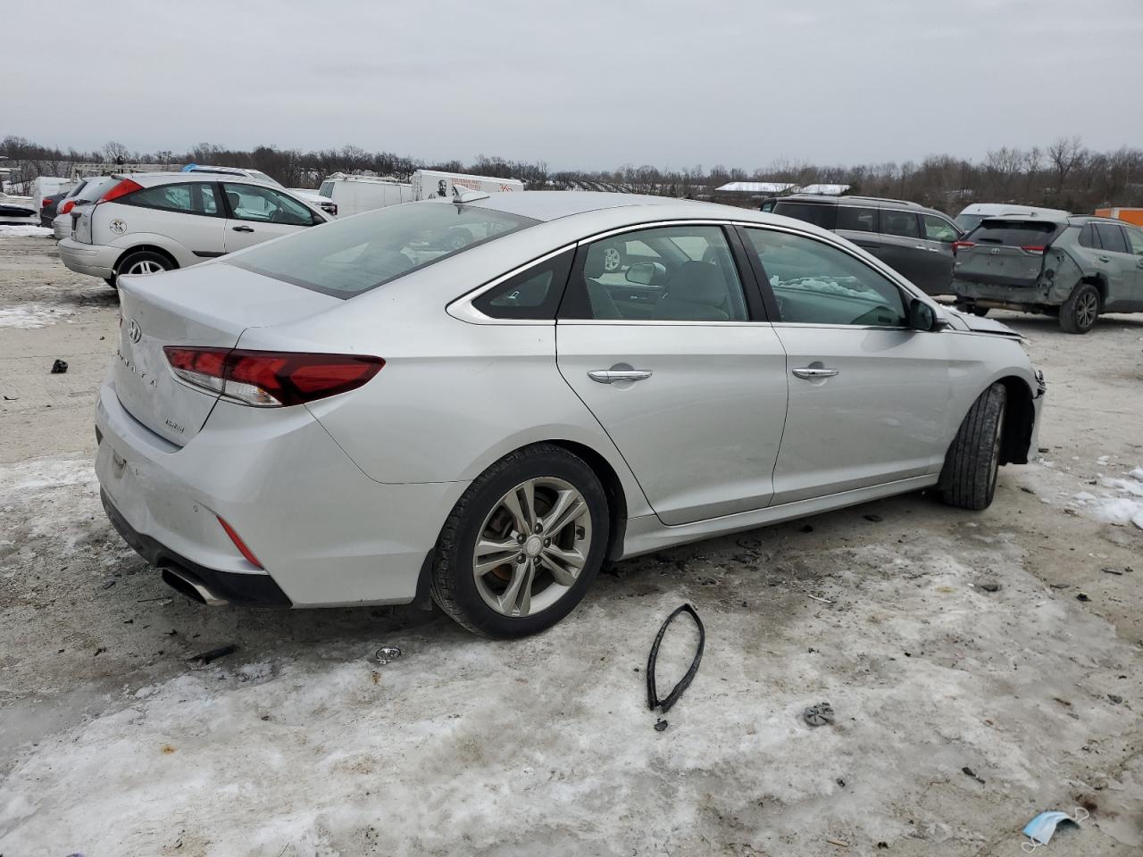 2018 Hyundai Sonata VIN 5NPE34AF8JH686560 Copart auction photo, front end damage thumbnail 3