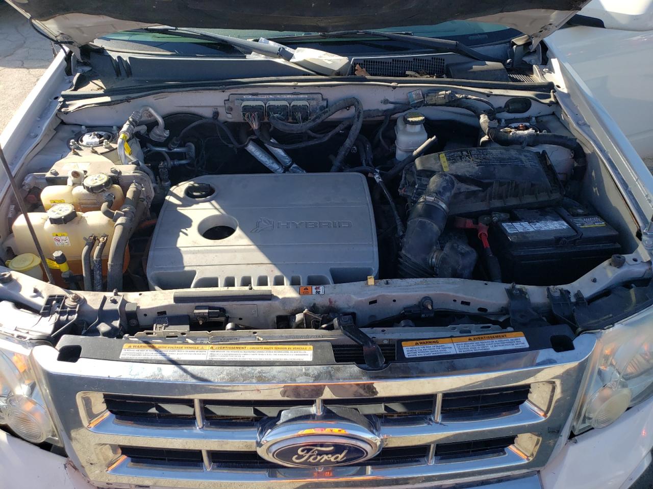 2010 Ford Escape VIN 1FMCU4K33AKB93326 Copart auction photo, rear end / front end damage thumbnail 12