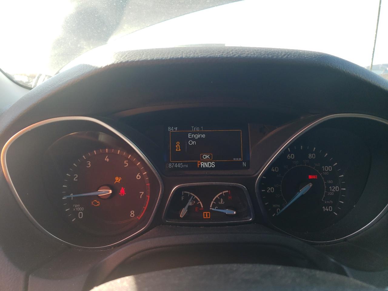 2017 Ford Focus VIN 1FADP3H23HL256475 Copart auction photo, front end damage thumbnail 9