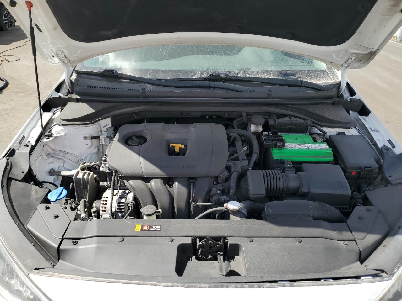 2020 Hyundai Elantra VIN 5NPD84LF8LH582924 Copart auction photo, side / front end damage thumbnail 11