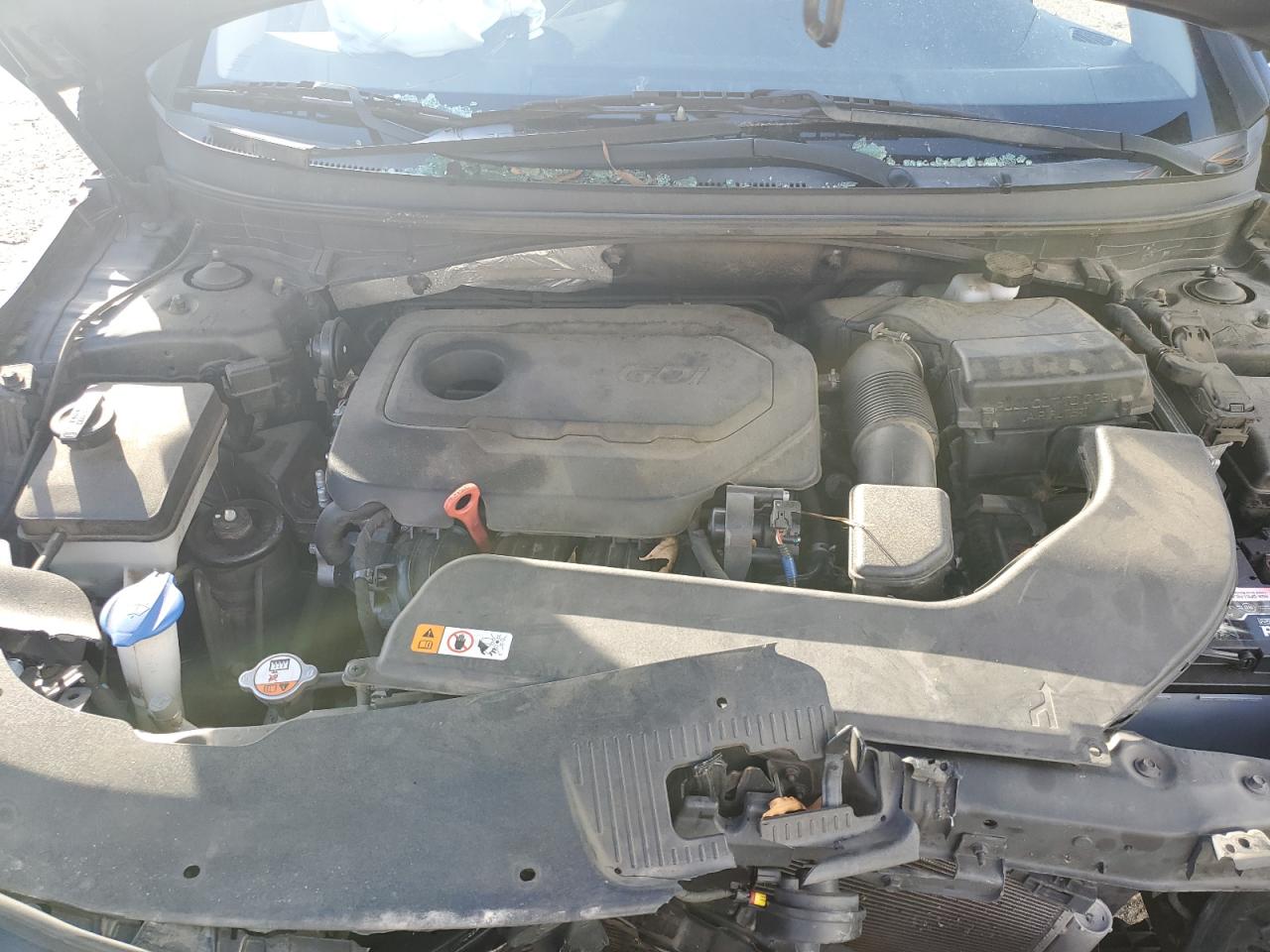 2017 Hyundai Sonata VIN 5NPE34AFXHH478514 Copart auction photo, front end damage thumbnail 12
