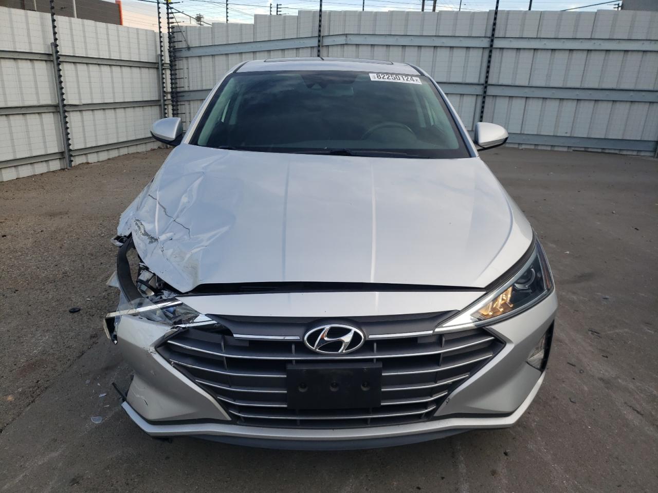 2020 Hyundai Elantra VIN 5NPD84LF7LH532046 Copart auction photo, front end / side damage thumbnail 5