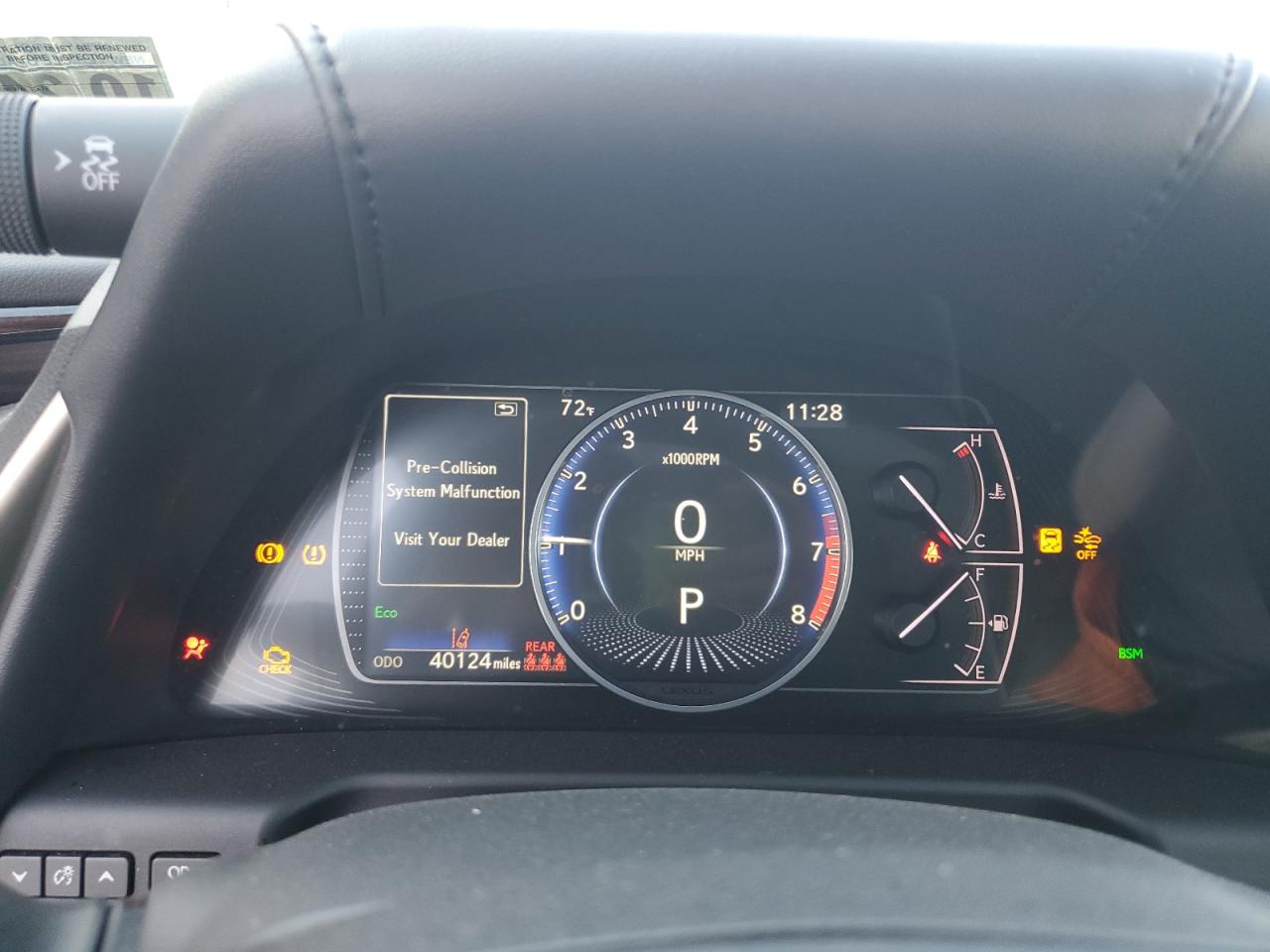 2019 Lexus ES VIN 58ABZ1B1XKU049412 Copart auction photo, front end damage thumbnail 9
