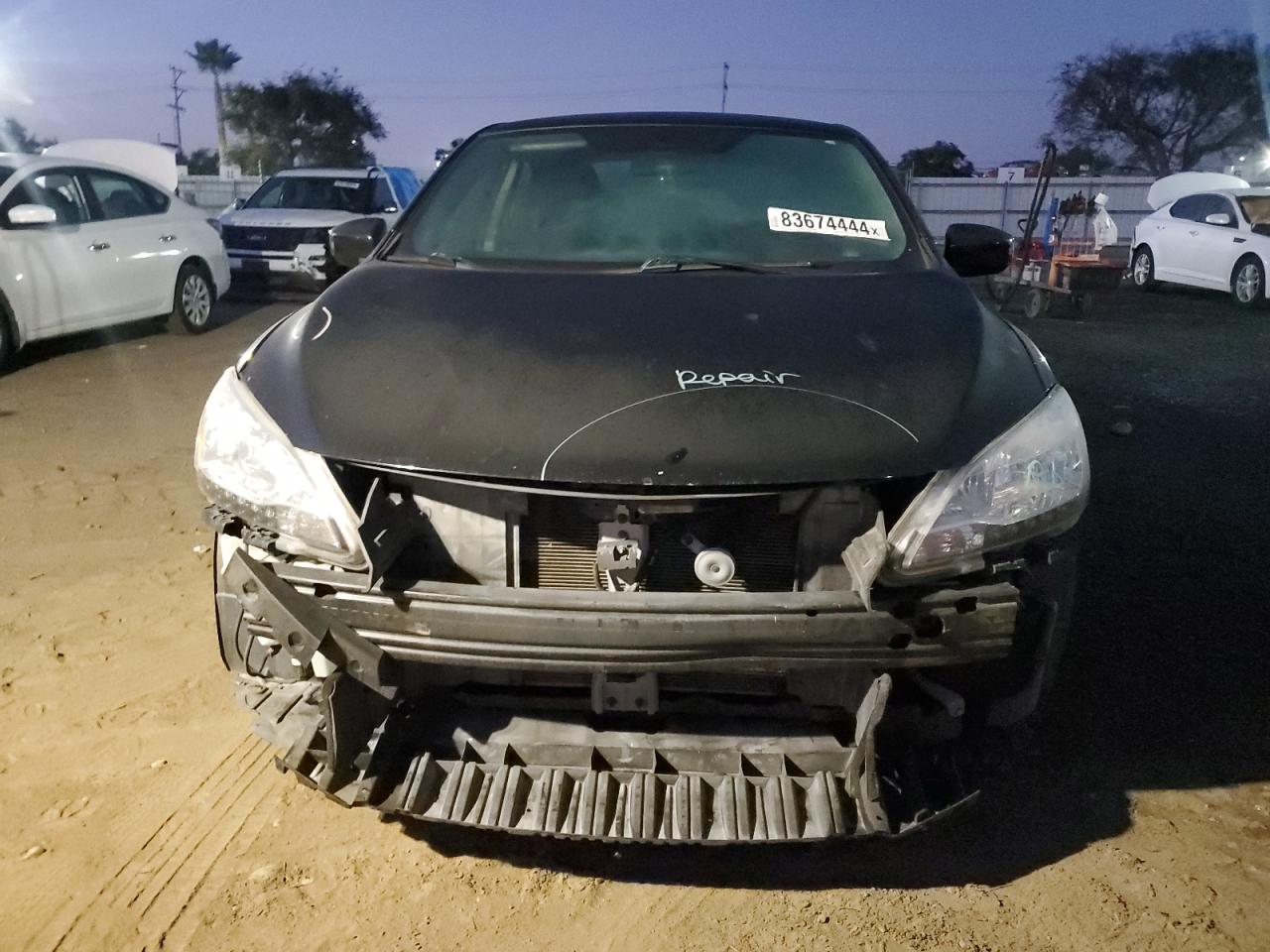 2015 Nissan Sentra VIN 3N1AB7AP2FL692683 Copart auction photo, front end / rear end damage thumbnail 5