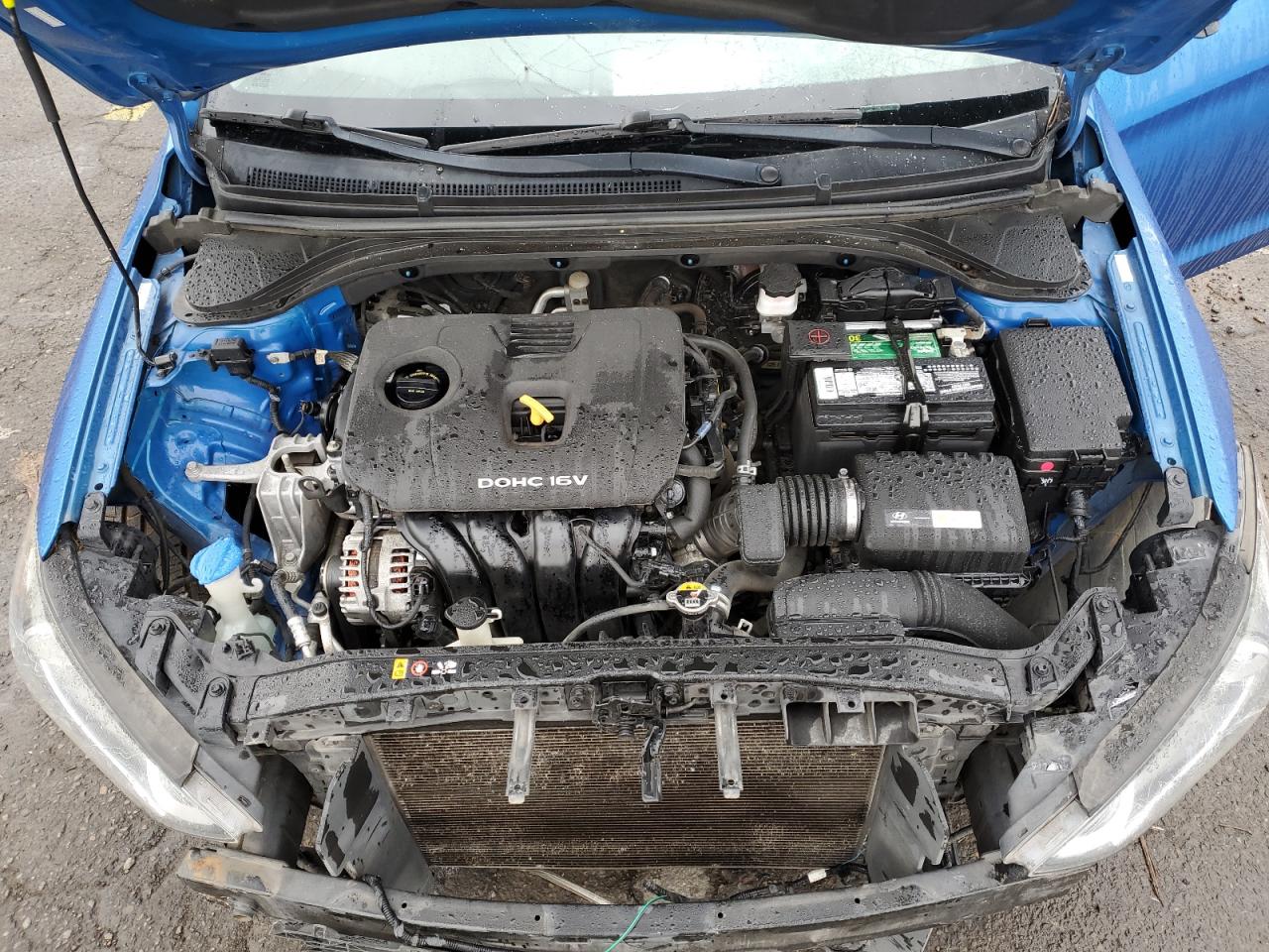 2017 Hyundai Elantra VIN KMHD84LF7HU103885 Copart auction photo, all over damage thumbnail 11