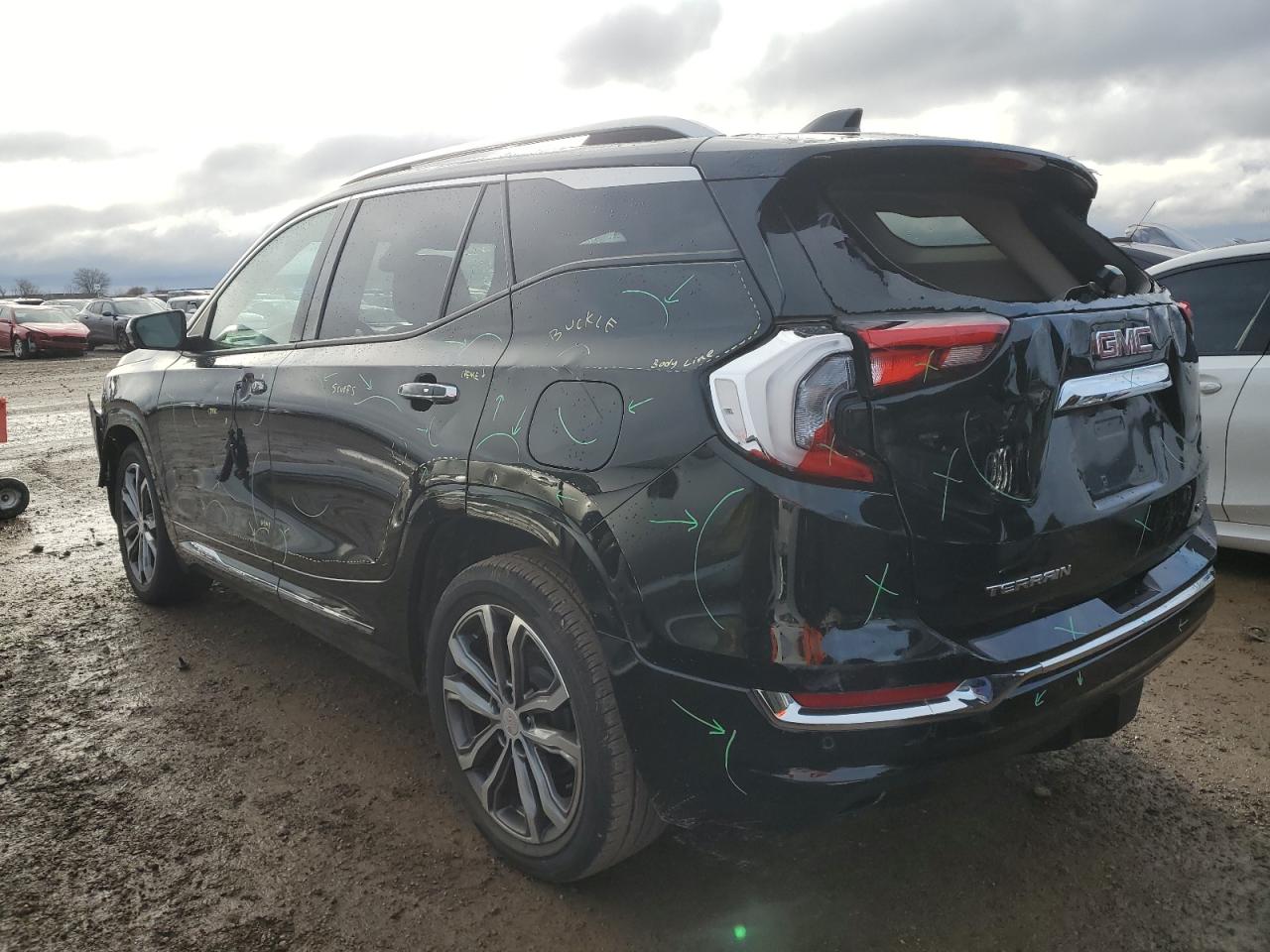 2018 GMC Terrain VIN 3GKALXEX6JL372896 Copart auction photo, rear end / hail damage thumbnail 2