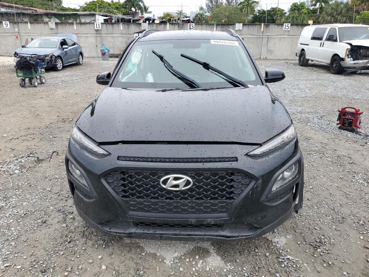 2018 Hyundai Kona VIN KM8K22AA8JU070521 Copart auction photo, side damage thumbnail 5
