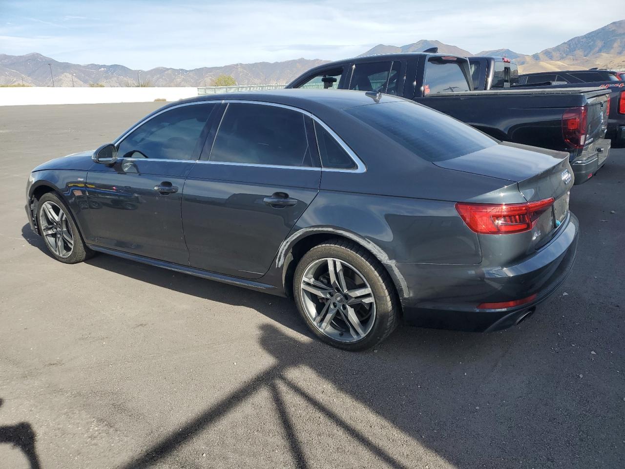 2017 Audi A4 VIN WAUFNAF41HN036495 Copart auction photo, front end / side damage thumbnail 2