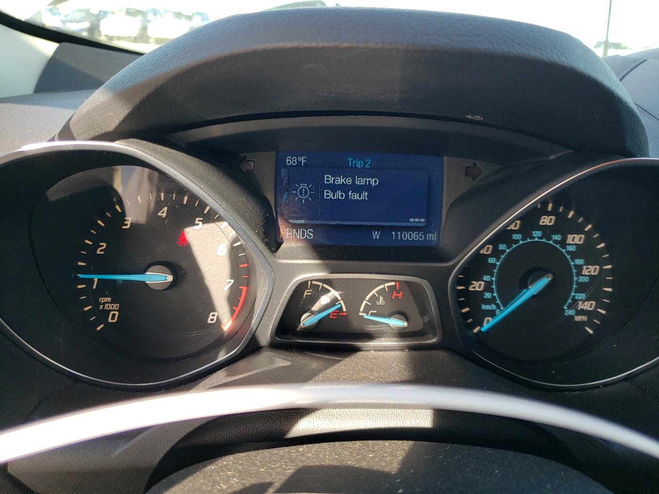 2015 Ford Escape VIN 1FMCU9G96FUA54197 Copart auction photo, rear end / front end damage thumbnail 9