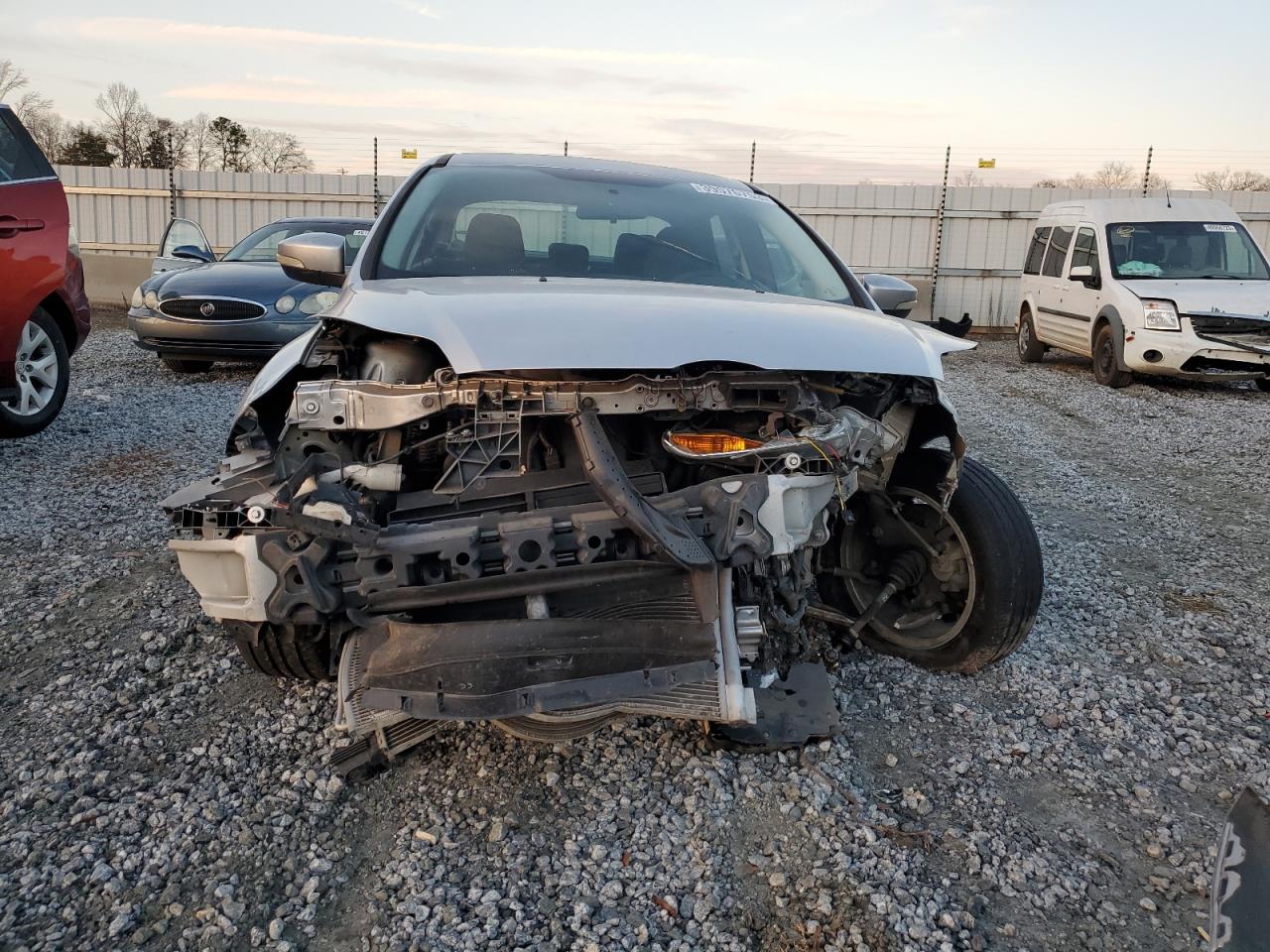 2014 Ford Focus VIN 1FADP3F22EL414996 Copart auction photo, front end damage thumbnail 5