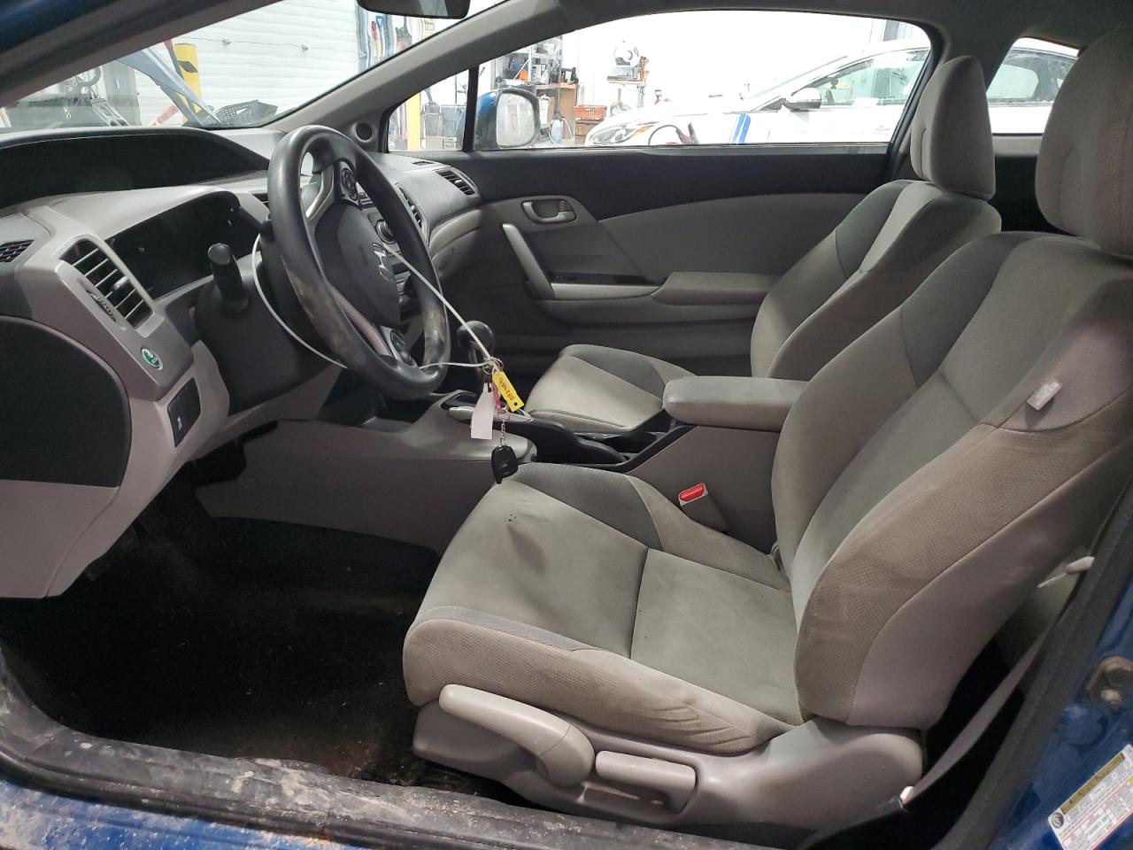 2012 Honda Civic VIN 2HGFG3B40CH008334 Copart auction photo, side / front end damage thumbnail 7