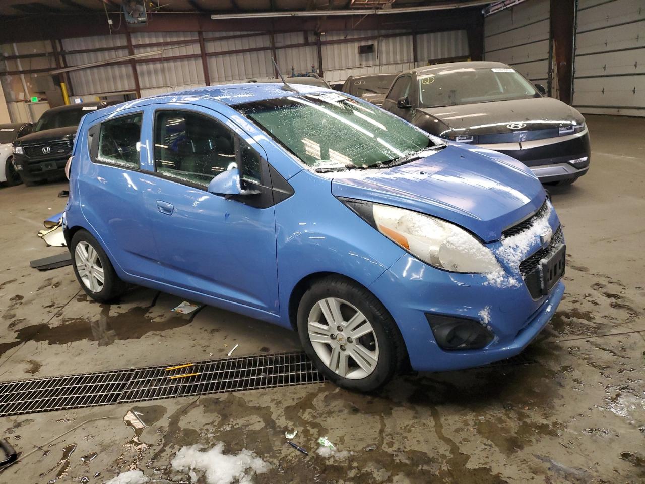 2013 Chevrolet Spark VIN KL8CD6S95DC610814 Copart auction photo, rear end / front end damage thumbnail 4