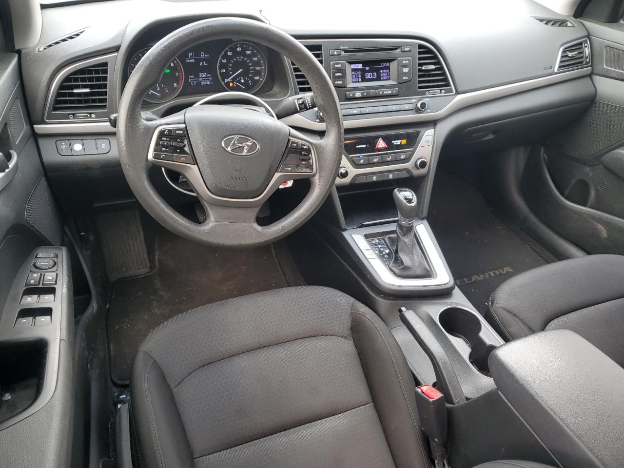 2018 Hyundai Elantra VIN 5NPD74LFXJH321861 Copart auction photo, front end / side damage thumbnail 8