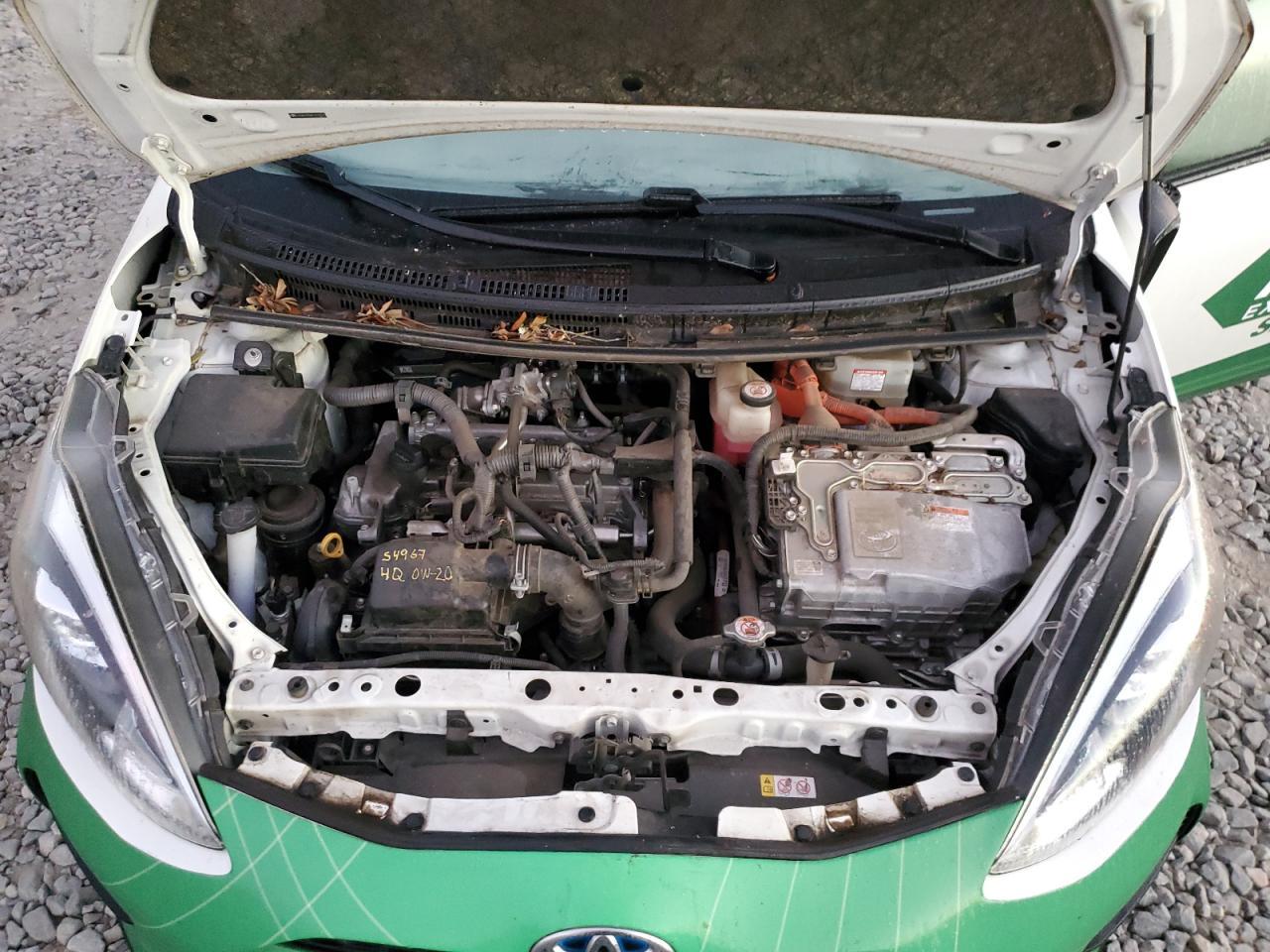 2019 Toyota Prius VIN JTDKDTB34K1622510 Copart auction photo, top/roof damage thumbnail 11