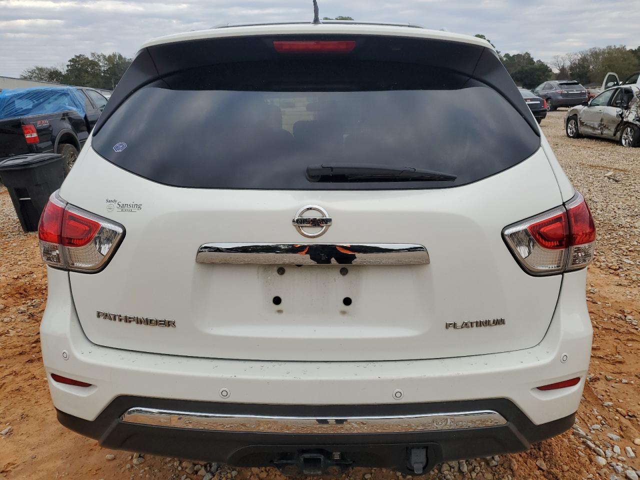 2014 Nissan Pathfinder VIN 5N1AR2MN1EC644166 Copart auction photo, front end / side damage thumbnail 6