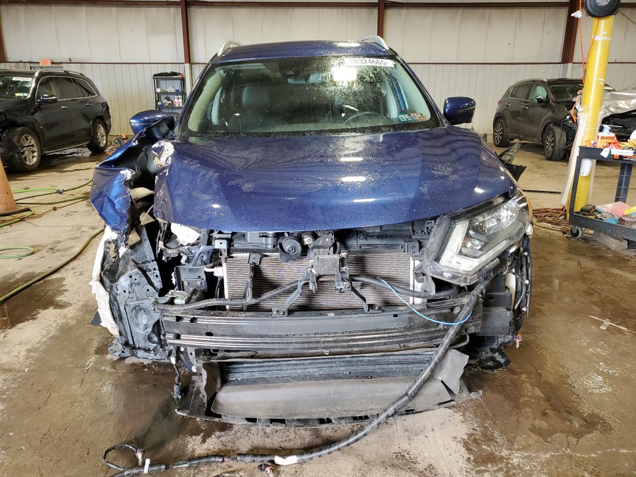2018 Nissan Rogue VIN 5N1AT2MV9JC793355 Copart auction photo, front end / rear end damage thumbnail 5