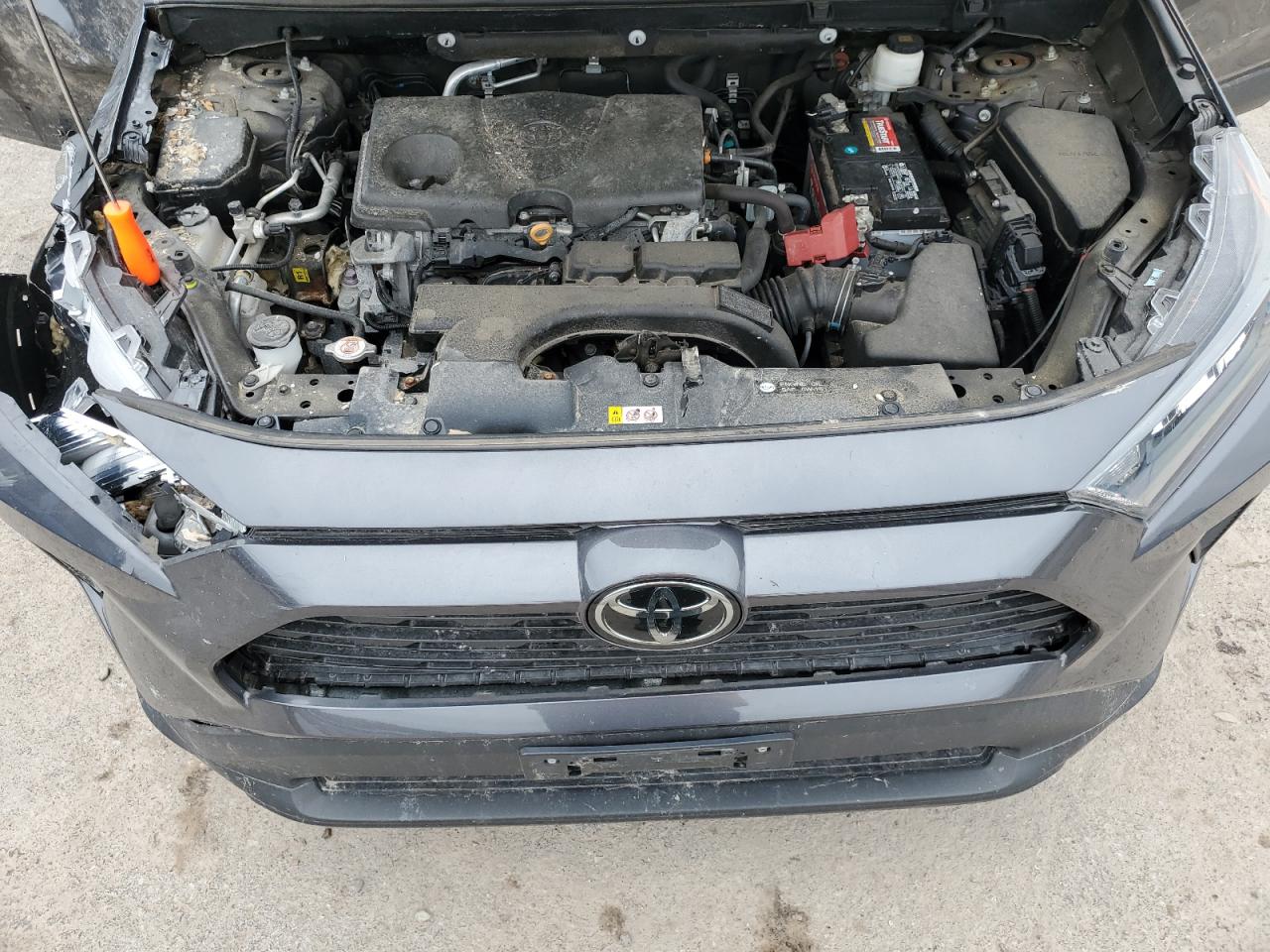 2020 Toyota RAV 4 VIN 2T3G1RFV7LW123880 Copart auction photo, burn - engine / rollover damage thumbnail 12