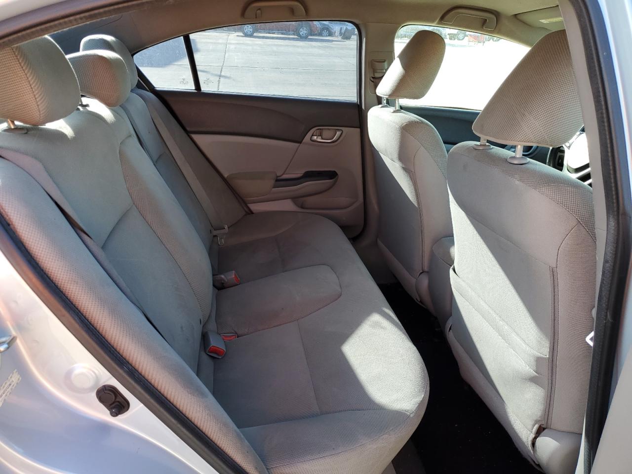2012 Honda Civic VIN 19XFB2F57CE350174 Copart auction photo, all over damage thumbnail 10