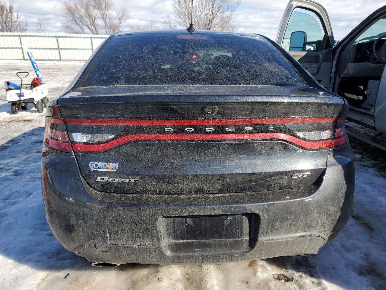 2014 Dodge Dart VIN 1C3CDFEB8ED833340 Copart auction photo, front end / rear end damage thumbnail 6