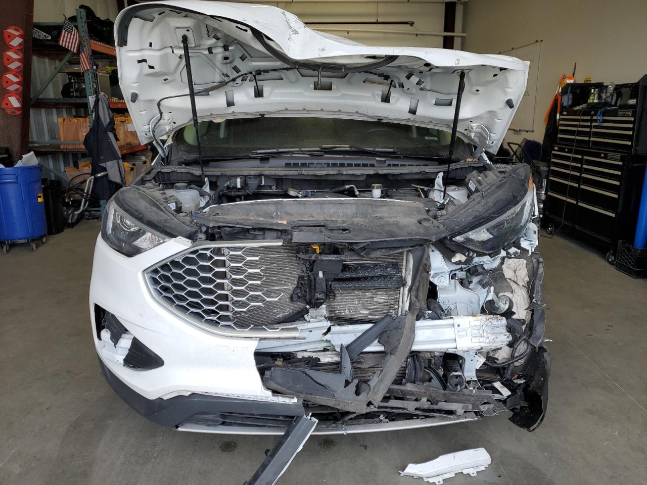 2023 Ford Edge VIN 2FMPK4J93PBA24844 Copart auction photo, front end damage thumbnail 5