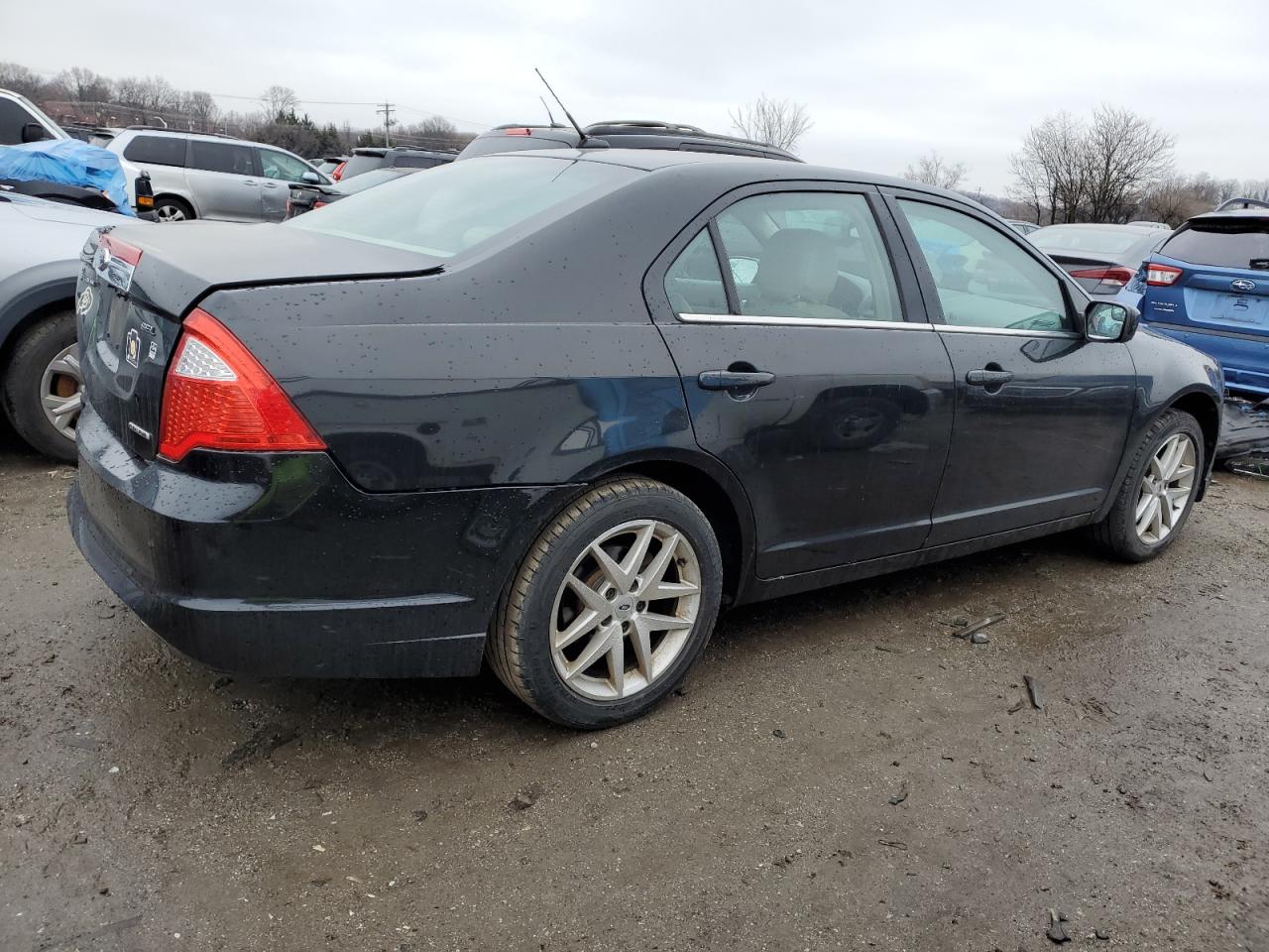 2012 Ford Fusion VIN 3FAHP0JG9CR265374 Copart auction photo, rear end damage thumbnail 3