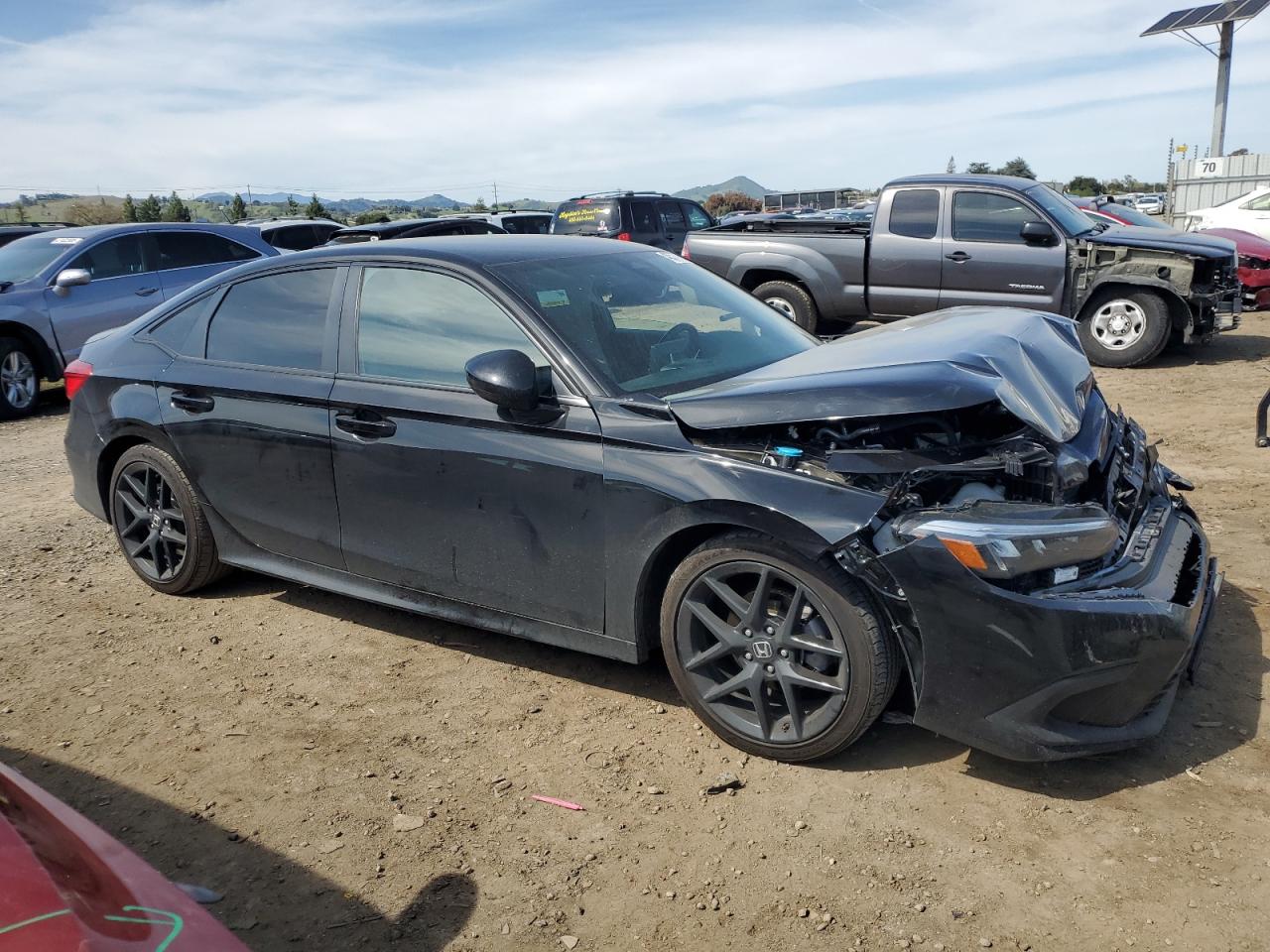 2024 Honda Civic VIN 2HGFE2F55RH521218 Copart auction photo, front end damage thumbnail 4
