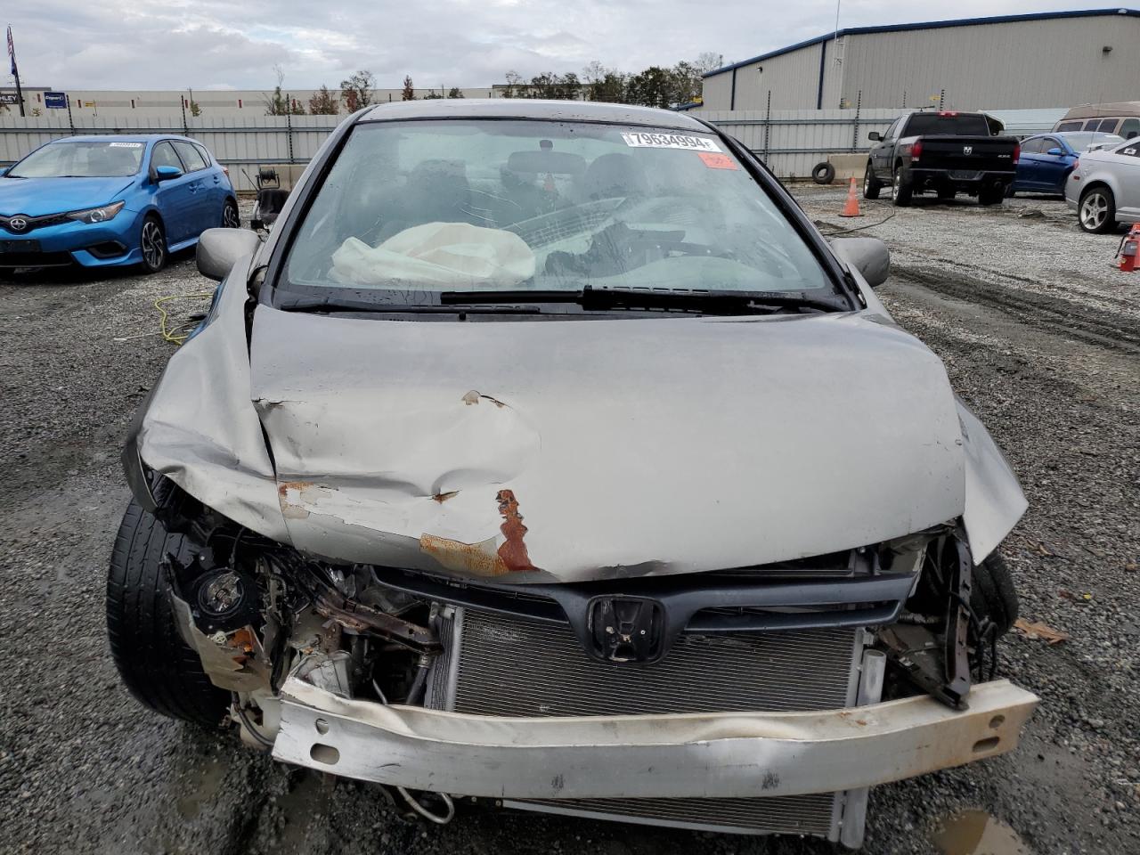 2006 Honda Civic VIN 2HGFG126X6H559381 Copart auction photo, front end damage thumbnail 5