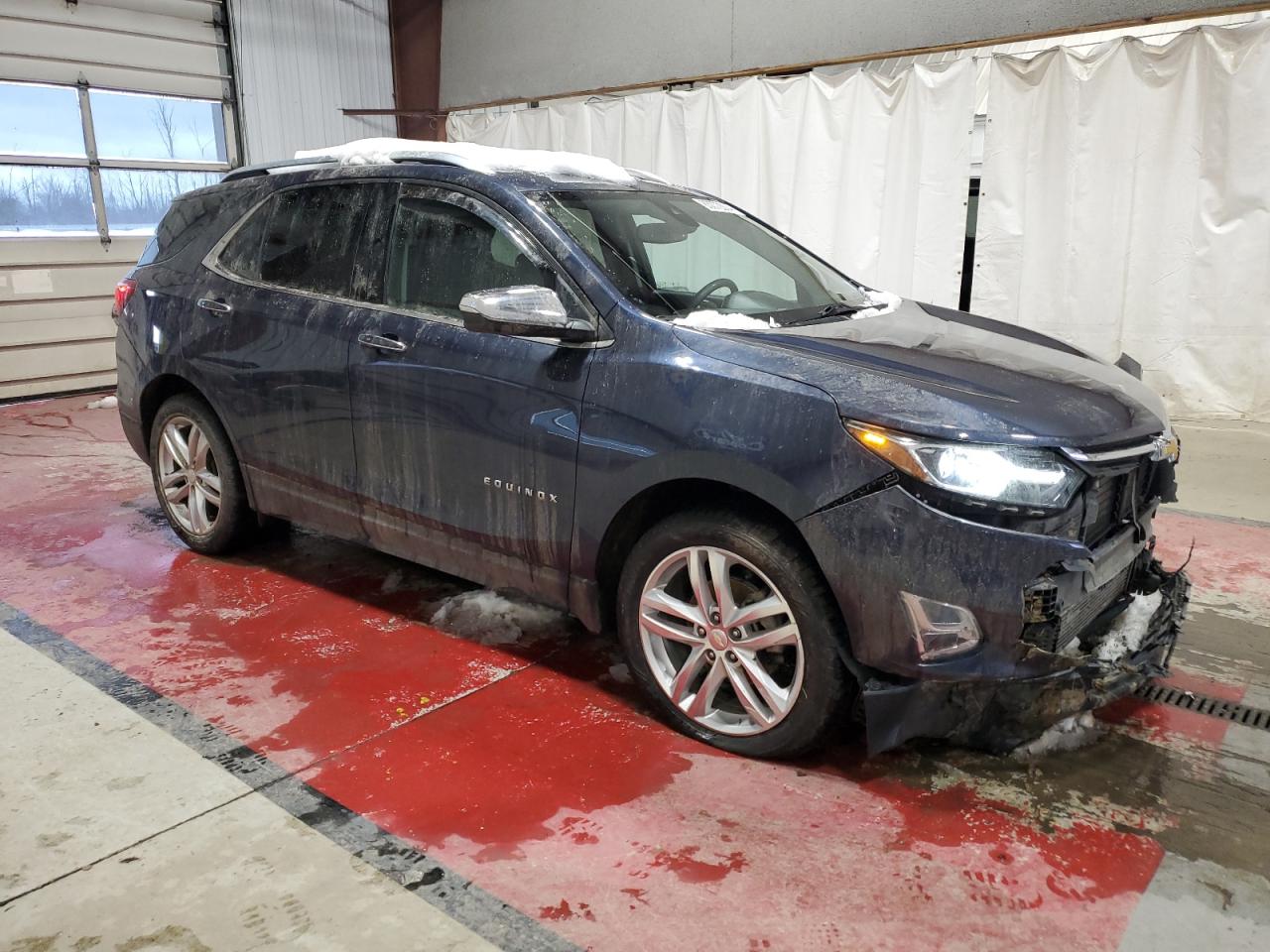 2018 Chevrolet Equinox VIN 3GNAXVEV1JL124887 Copart auction photo, front end / mechanical damage thumbnail 4