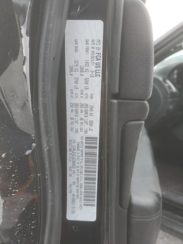 2016 Jeep Grand Cherokee VIN 1C4RJEAG1GC368533 Copart auction photo, rollover damage thumbnail 15