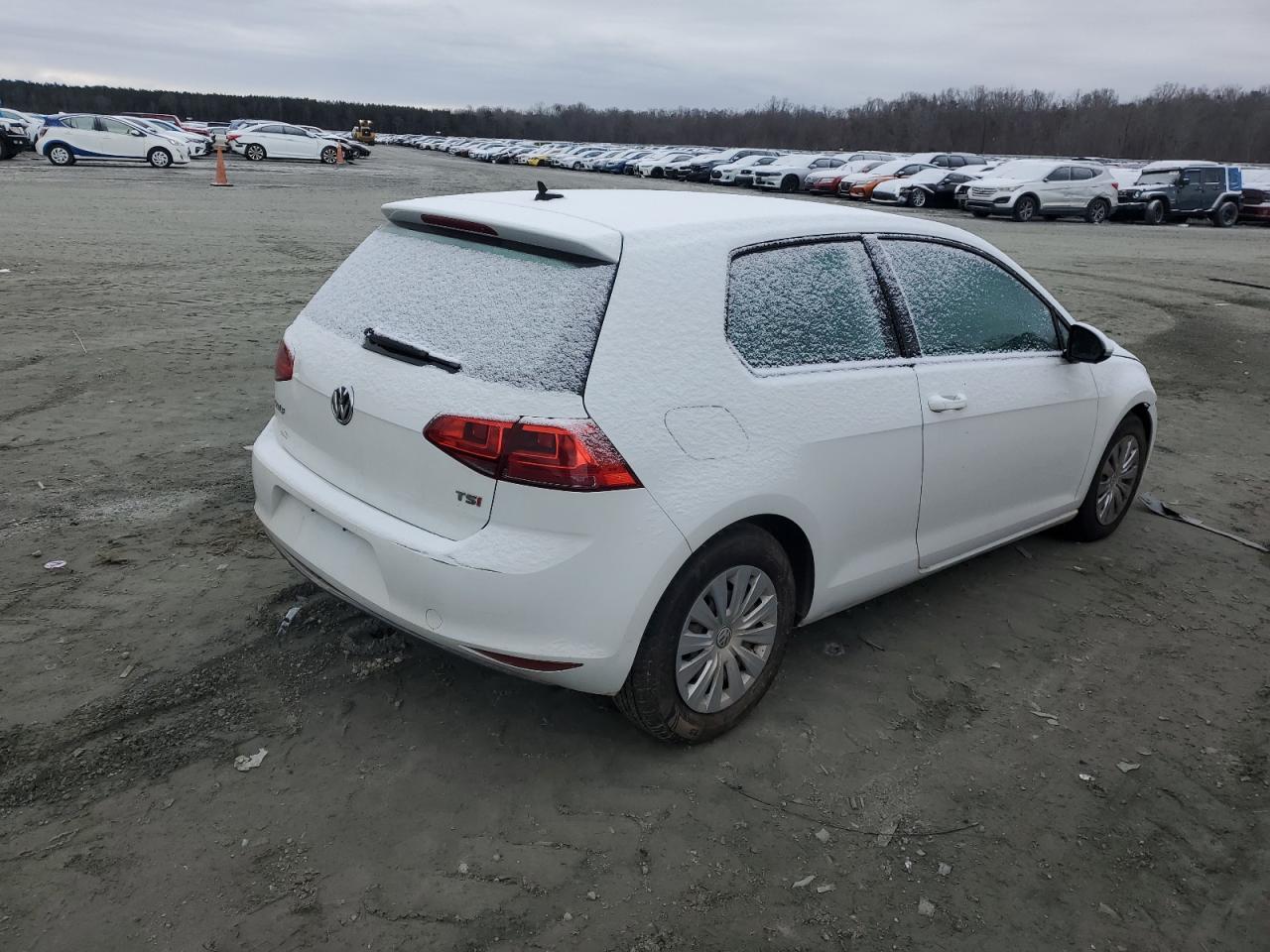 2015 Volkswagen Golf VIN 3VW817AU8FM025189 Copart auction photo, water/flood damage thumbnail 3