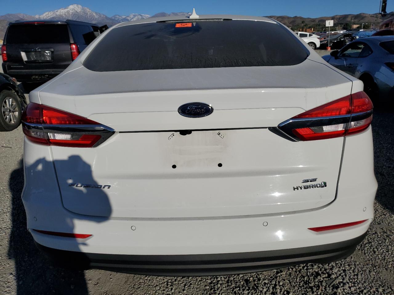 2019 Ford Fusion VIN 3FA6P0LU0KR201409 Copart auction photo, front end / side damage thumbnail 6