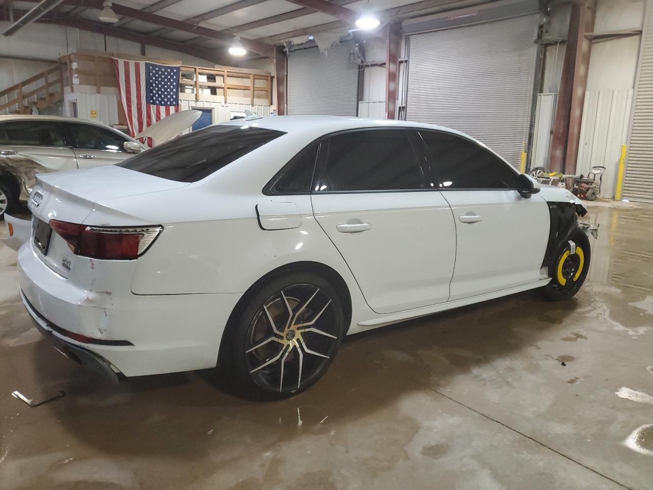 2017 Audi A4 VIN WAUDNAF46HN039240 Copart auction photo, front end / undercarriage damage thumbnail 3