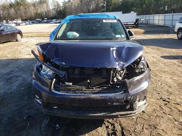 2016 Toyota Highlander VIN 5TDDCRFH4GS017367 Copart auction photo, front end / side damage thumbnail 12